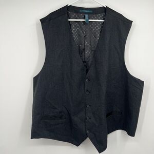 Perry Ellis Mens Vest 4XLT Preppy Business Career Party Wedding